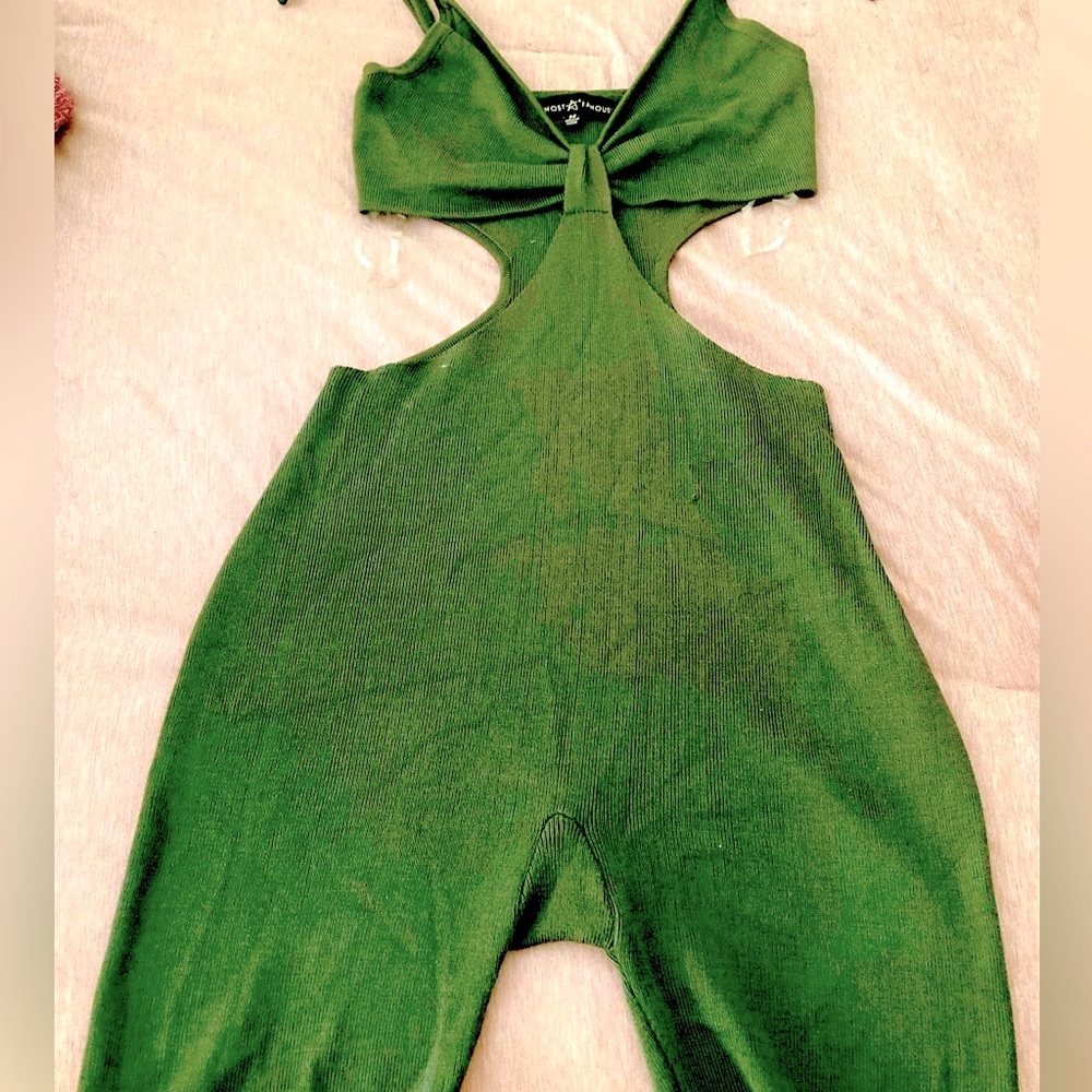 “ALMOST FAMOUS” (M) CUT - OUT JUMPSUIT